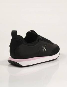 Zapatillas RETRO RUNNER CALVIN KLEIN en Lona negra