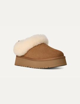 Zueco con pelo UGG W Tazzelle color Chestnut